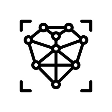 Şeffaf bir arkaplan üzerinde molekül vektör çizimi. Premium kalite semboller. Konsept ve grafik tasarım için ince çizgi simgesi. 