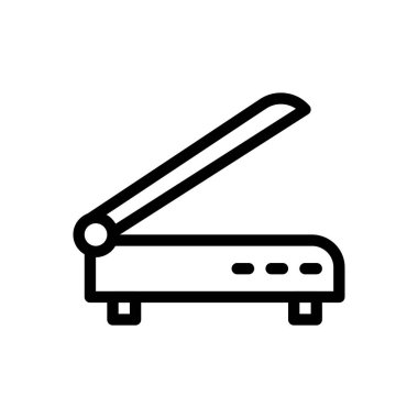 Saydam bir arkaplanda kağıt vektör çizimi. Premium kalite semboller. Konsept ve grafik tasarım için ince çizgi simgesi.