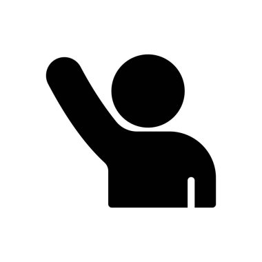 Saydam bir arkaplan üzerinde öğrenci vektör illüstrasyonu. Konsept ve grafik tasarımı için mükemmel kalite sembolleri..