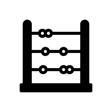 şeffaf bir arkaplan üzerinde abaküs vektör çizimi. Konsept ve grafik tasarımı için en iyi kalite semboller.. 