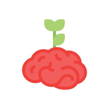 Saydam bir arkaplan üzerinde beyin vektör çizimi. Konsept ve grafik tasarım için mükemmel kalite simgeleri.. 