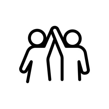 Öğrenciler şeffaf bir arkaplan üzerinde vektör illüstrasyonu.Premium kalite sembolleri. Konsept ve grafik tasarım için ince çizgi simgesi. 