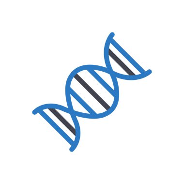 Saydam bir arkaplanda DNA vektör illüstrasyonu. Konsept ve grafik tasarımı için mükemmel kalite sembolleri.. 