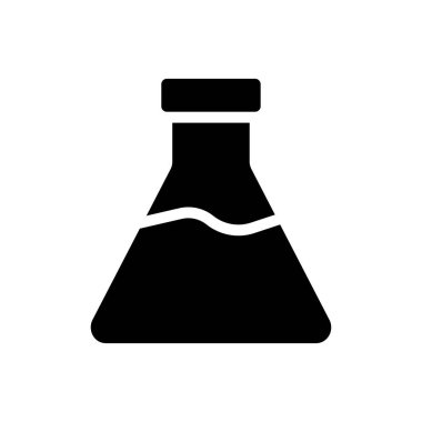 Şeffaf bir arkaplan üzerinde beher vektör illüstrasyonu. Konsept ve grafik tasarımı için mükemmel kalite semboller..