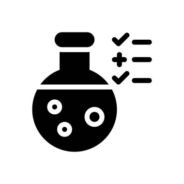 Şeffaf bir arkaplan üzerinde beher vektör illüstrasyonu. Konsept ve grafik tasarımı için mükemmel kalite semboller.. 