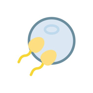 Şeffaf bir arkaplan üzerinde sperm vektör illüstrasyonu. Konsept ve grafik tasarımı için prim kalite simgeleri..