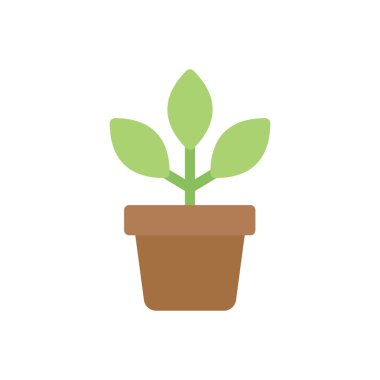 Şeffaf bir arkaplan üzerinde bitki vektör illüstrasyonu. Konsept ve grafik tasarımı için birinci sınıf kalite simgeler.. 