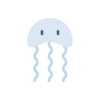 şeffaf bir arkaplan üzerinde denizanası vektör çizimi. Konsept ve grafik tasarımı için birinci sınıf kalite simgeler.. 