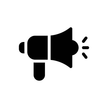 Şeffaf bir arkaplan üzerinde megafon vektör çizimi. Konsept ve grafik tasarımı için en iyi kalite semboller.. 