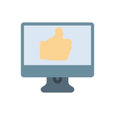 Şeffaf bir arkaplan üzerinde ekran vektör çizimi. Konsept ve grafik tasarım için özel kalite simgeleri..