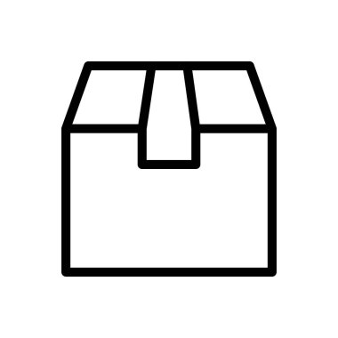 Şeffaf bir arkaplan üzerinde parsel vektör çizimi. Premium kalite sembolleri. Konsept ve grafik tasarım için ince çizgi simgesi.