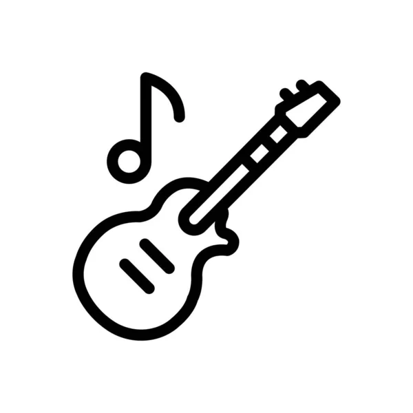 Musik Vektor Illustration Transparent Bakgrund Premium Kvalitetssymboler Tunn Linje Ikon — Stock vektor