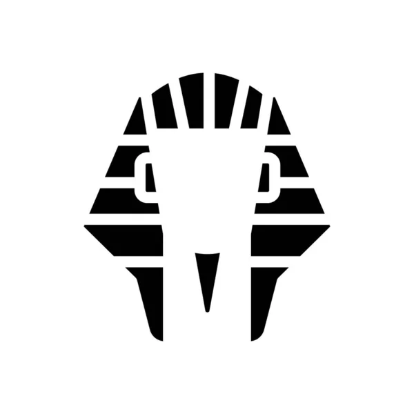 Pharaoh Vector Ilustración Sobre Fondo Transparente Símbolos Calidad Premium Glifos — Vector de stock