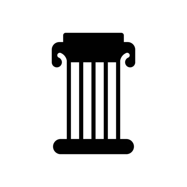 Säulenvektorillustration Auf Transparentem Hintergrund Symbole Premium Qualität Glyphen Symbol Für — Stockvektor