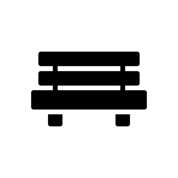 Gambar Vektor Bangku Background Premium Kualitas Simbol Glyphs Untuk Konsep - Stok Vektor