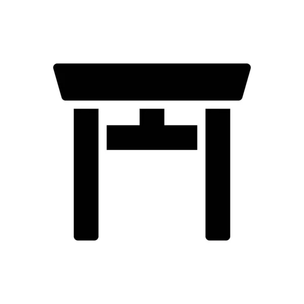 Tori Vector Illustration Transparent Background Premium Quality Symbols Glyphs Icon — 스톡 벡터