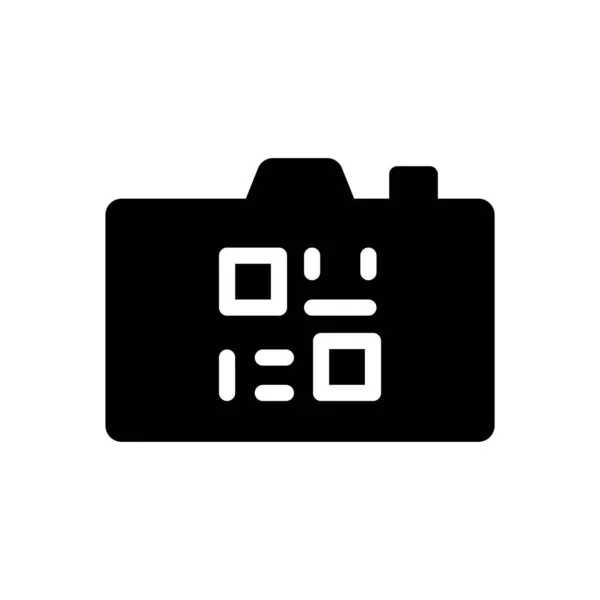 Ilustração Vetor Câmera Fundo Transparente Símbolos Qualidade Premium Ícone Glyphs —  Vetores de Stock