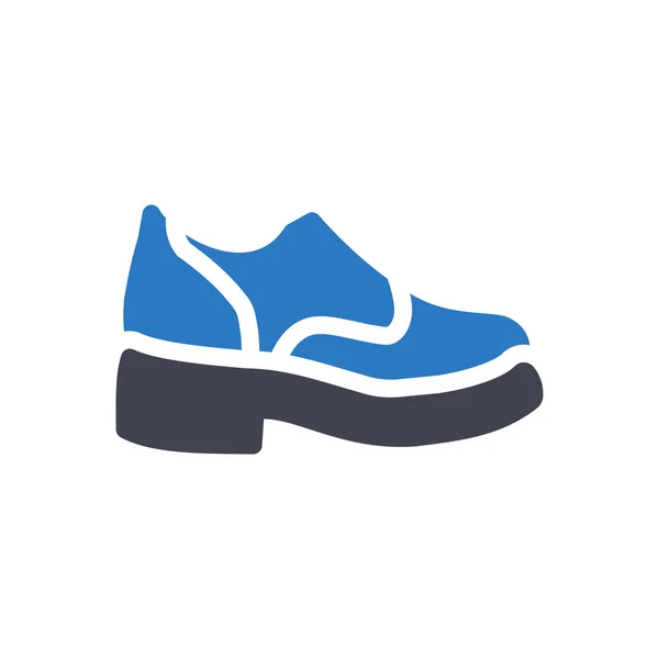 Sapatos Ilustração Vetorial Fundo Transparente Símbolos Qualidade Premium Ícone Glyphs — Vetor de Stock