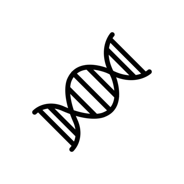 Ilustração Vetorial Dna Fundo Transparente Símbolos Qualidade Premium Ícone Glyphs — Vetor de Stock