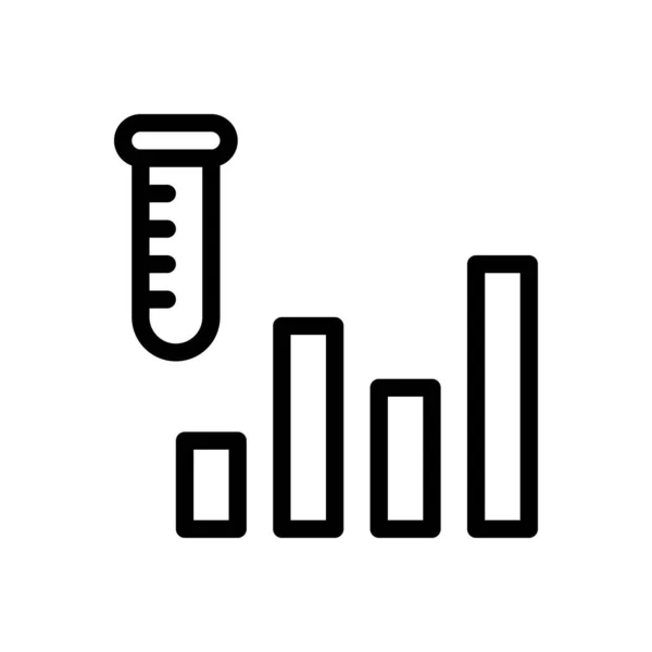 Bar Graph Vector Illustration Transparent Background Premium Quality Symbols Thin — Image vectorielle
