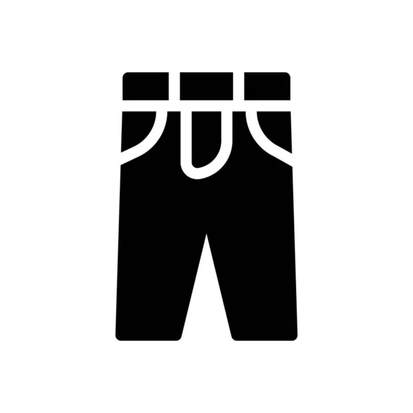 Pants Vector Illustration Transparent Background Premium Quality Symbols Glyphs Icon — Stock Vector