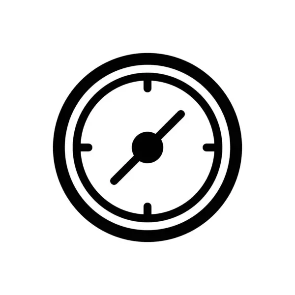 Ilustracja Wektora Kompasu Przejrzystym Tle Symbole Jakości Premium Ikona Glifów — Wektor stockowy