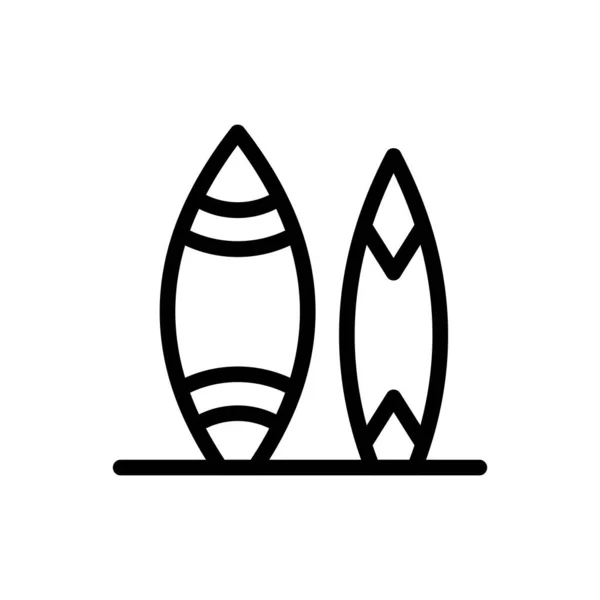 Surf Board Vektorové Ilustrace Průhledném Pozadí Symboly Prvotřídní Kvality Ikona — Stockový vektor