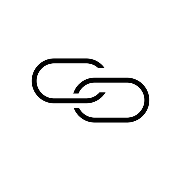 Url Vector Illustratie Een Transparante Achtergrond Premium Kwaliteit Symbolen Glyphs — Stockvector