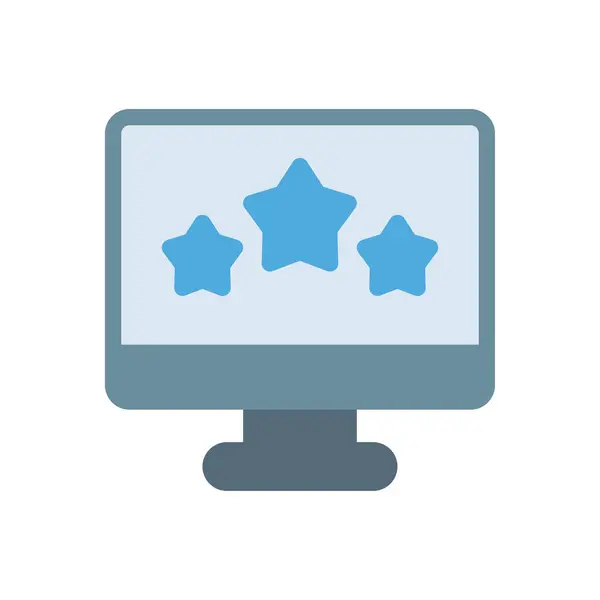 Star Vector Illustration Transparent Background Premium Quality Symbols Stroke Icon — Stock Vector