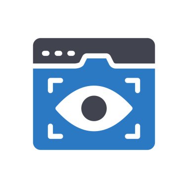 Şeffaf bir arkaplan üzerinde web sayfası vektör illüstrasyonu. Konsept ve grafik tasarımı için kaliteli semboller..