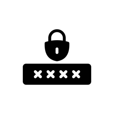 encrypted vector illustration on a transparent background.Premium quality symbols.Glyphs icon for concept and graphic design.