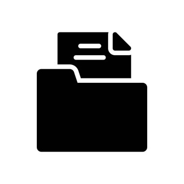 Şeffaf bir arkaplan üzerinde dosya vektör illüstrasyonu. Konsept ve grafik tasarım için kaliteli semboller..