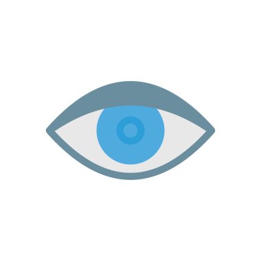 Şeffaf bir arkaplan üzerinde göz vektör çizimi. Konsept ve grafik tasarımı için birinci sınıf kalite simgeler..