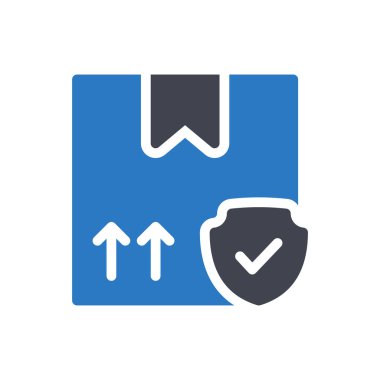 Şeffaf bir arkaplan üzerinde paket vektör illüstrasyonu. Konsept ve grafik tasarımı için mükemmel kalite sembolleri..