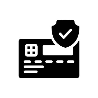 Şeffaf bir arkaplanda kredi kartı çizimi. Konsept ve grafik tasarımı için mükemmel kalite semboller..