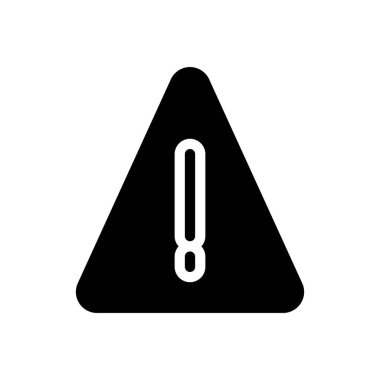 Şeffaf bir arkaplan üzerinde uyarı vektörü illüstrasyonu. Konsept ve grafik tasarım için mükemmel kalite sembolleri.. 