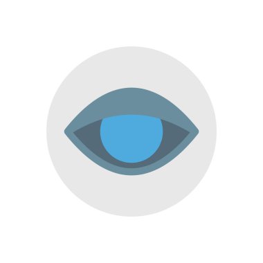 Şeffaf bir arkaplan üzerinde göz vektör çizimi. Konsept ve grafik tasarımı için birinci sınıf kalite simgeler..