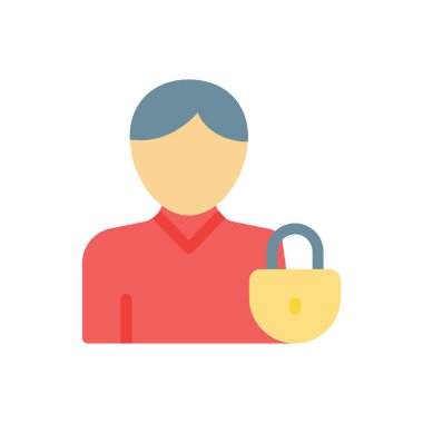 Saydam bir arkaplan üzerinde kullanıcı vektör illüstrasyonu. Konsept ve grafik tasarım için premimium kalite simgeleri..