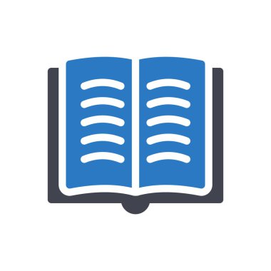 Saydam bir arkaplan üzerinde kitap vektör çizimi. Konsept ve grafik tasarım için mükemmel kalite sembolleri..