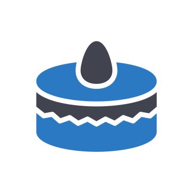 Şeffaf bir arkaplan üzerinde mum vektör illüstrasyonu. Konsept ve grafik tasarım için mükemmel kalite semboller..