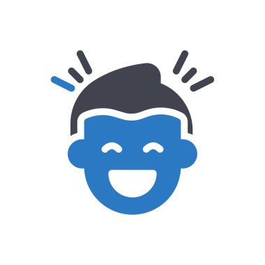 Saydam bir arkaplan üzerinde erkek vektör çizimi. Konsept ve grafik tasarım simgeleri için kaliteli semboller..