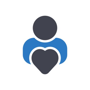 Şeffaf bir arkaplan üzerinde kalp vektör çizimi. Konsept ve grafik tasarım simgeleri için kaliteli semboller..