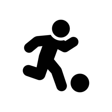 Saydam bir arkaplan üzerinde futbol vektör illüstrasyonu. Konsept ve grafik tasarımı için mükemmel kalite semboller.. 