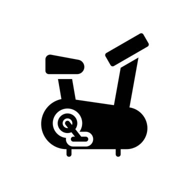 Şeffaf bir arkaplan üzerinde bisiklet vektör illüstrasyonu. Konsept ve grafik tasarımı için kaliteli semboller..