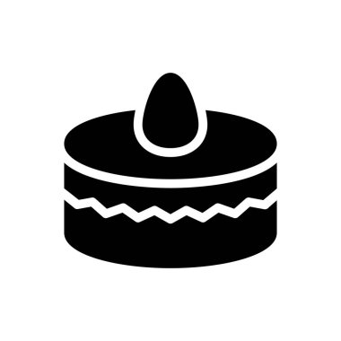 Şeffaf bir arkaplan üzerinde mum vektör illüstrasyonu. Konsept ve grafik tasarım için mükemmel kalite semboller..