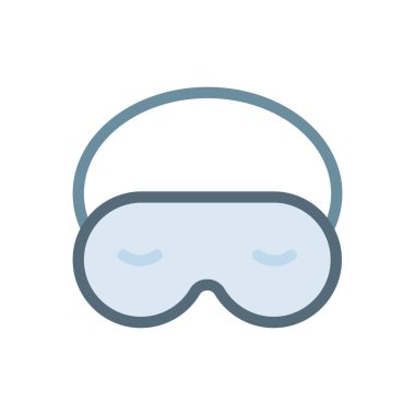 Şeffaf bir arkaplan üzerinde uyku vektörü çizimi. Konsept ve grafik tasarımı için özel kalite simgeleri.. 