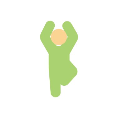 Saydam bir arkaplan üzerinde dans vektör illüstrasyonu. Konsept ve grafik tasarım için mükemmel kalite simgeleri.. 