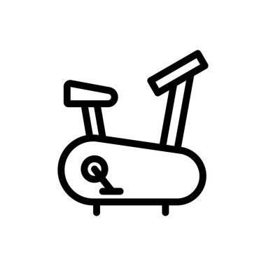 Şeffaf bir arkaplan üzerinde bisiklet vektör illüstrasyonu.Premium kalite sembolleri. Konsept ve grafik tasarım için ince çizgi simgesi.