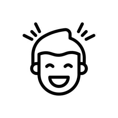 Saydam bir arkaplanda erkek vektör çizimi. Premium kalite semboller. Konsept ve grafik tasarım için ince çizgi simgesi..