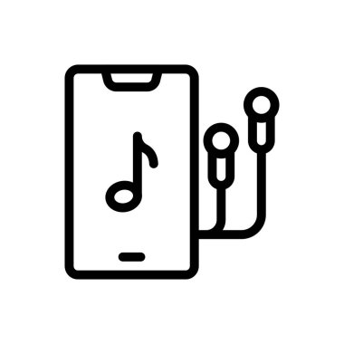 Şeffaf bir arkaplan üzerinde mobil vektör çizimi. Premium kalite sembolleri. Konsept ve grafik tasarım için ince çizgi simgesi.